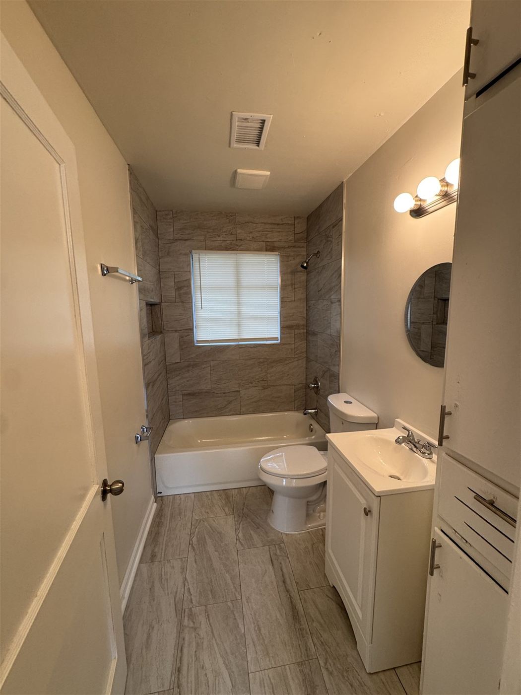 Renovated bathroom after remodel by Delta Construction in Memphis, TN
