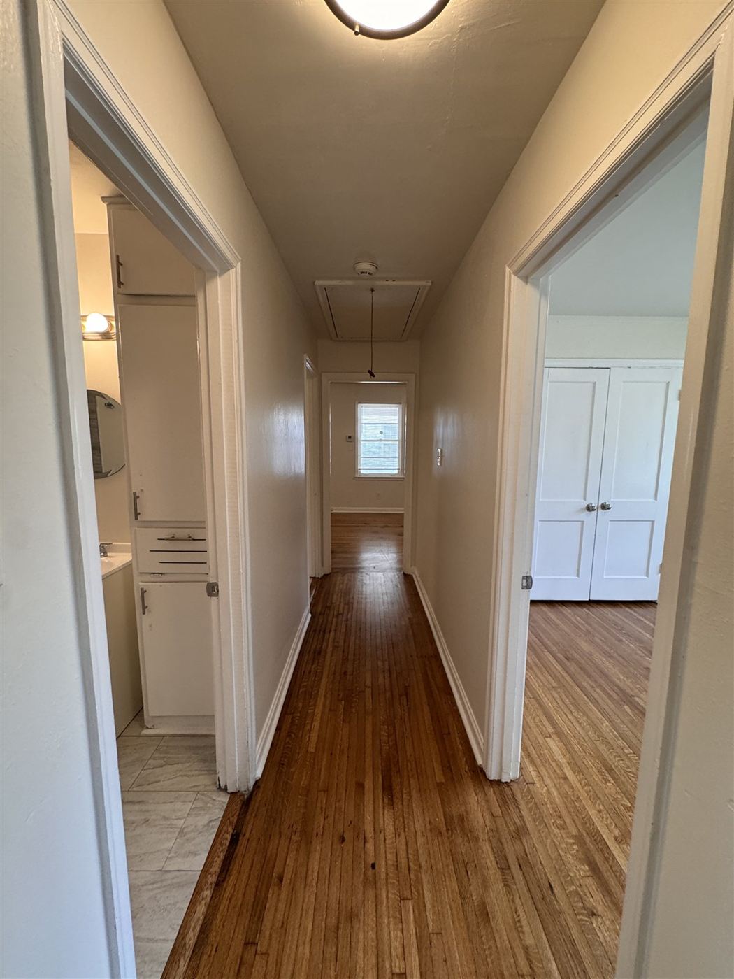 Renovated hallway after remodel by Delta Construction in Memphis, TN