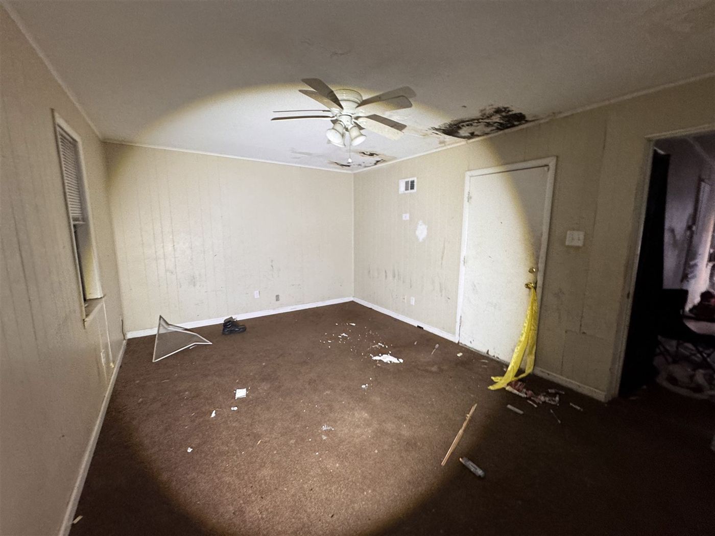Master bedroom before renovation in Memphis, TN